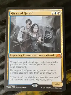 Gisa and Geralf , The List , Near Mint , MTG , FREE SHIPPING - Image 1