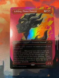 MTG Modern Horizons 3 Ashling Flame Dancer Borderless Foil - Image 1