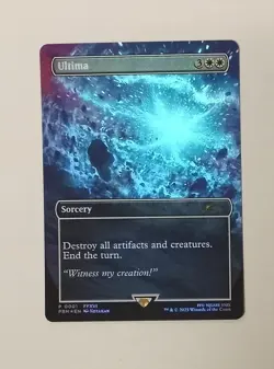 MAGIC THE GATHERING FINAL FANTASY ULTIMA BORDERLESS FULL ART FOIL PROMO SHOWDOWN - Image 1