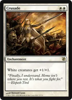 1x Crusade Moderate Play, English Duel Decks: Elspeth vs Tezzeret MTG Magic - Image 1