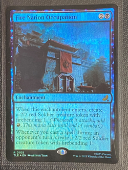 Fire Nation Occupation Avatar: The Last Airbender: Eternal-Legal Foil TLE #105 - Image 1