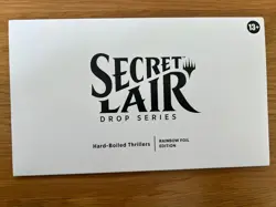 MTG Secret Lair Drop x Hard-Boiled Thrillers Rainbow Foil Edition Sealed - Image 1