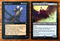 MTG Baron Sengir & Sengir the Dark Baron - Homelands, Commander Legends, English - Image 1