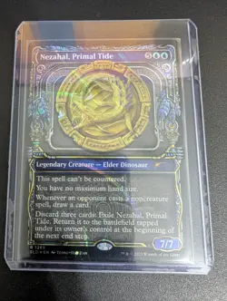 Nezahal, Primal Tide (Halo Foil) Secret Lair Drop Foil mtg - Image 1