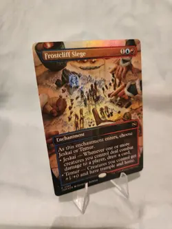 MTG Frostcliff Siege Borderless - Tarkir: Dragonstorm #385 TDM FOIL NM - Image 1