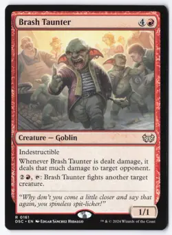 Brash Taunter R Commander: Duskmourn: House of Horror 161 NM - Image 1