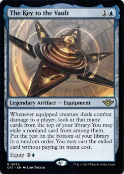 The Key to the Vault Outlaws of Thunder Junction Magic MTG NM - Image 1