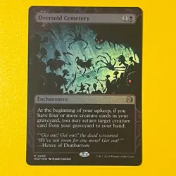 Oversold Cemetery | Foil | R | 33 | Wilds of Eldraine: Enchanting Tales | MTG - Image 1