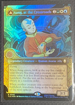 Aang, at the Crossroads (Showcase) Avatar: The Last Airbender Foil MTG TLA #346 - Image 1