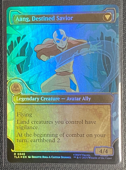 Aang, at the Crossroads (Showcase) Avatar: The Last Airbender Foil MTG TLA #346 - Image 2