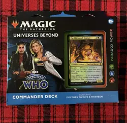 MTG Doctor Who Paradox Power Commander Deck Doctors 12 & 13 - Sealed - Image 1