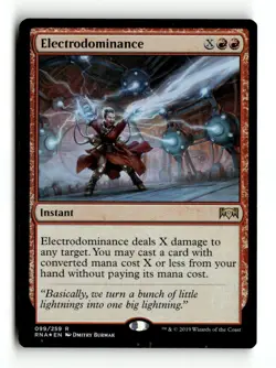 MTG | Electrodominance | RNA | Foil | Moderately Played | English - Image 1