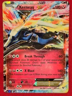 Xerneas EX 97/146 Ultra Rare Holo XY Base Set 2014 Pokemon TCG NM/M - Image 1