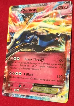 Xerneas EX 97/146 Ultra Rare Holo XY Base Set 2014 Pokemon TCG NM/M - Image 2