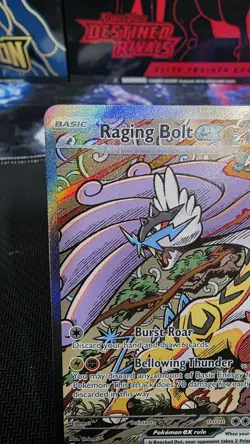 Raging Bolt ex 166/131 SIR Pokemon TCG SV: Prismatic Evolutions NM - Image 2