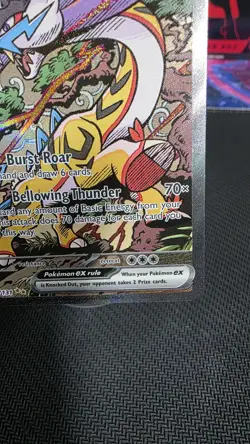 Raging Bolt ex 166/131 SIR Pokemon TCG SV: Prismatic Evolutions NM - Image 5