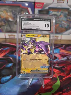CGC 10 GEM MINT Toxtricity ex Illustration Contest 2024 Black Star Promo Pokemon - Image 1