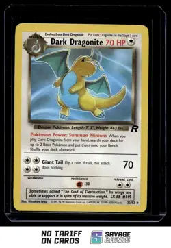 2000 Pokemon Classic - Team Rocket Dark Dragonite #22/82 - Image 1