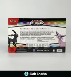 POKEMON TCG PRISMATIC EVOLUTIONS PREMIUM FIGURE COLLECTION SEALED BOX - Image 2