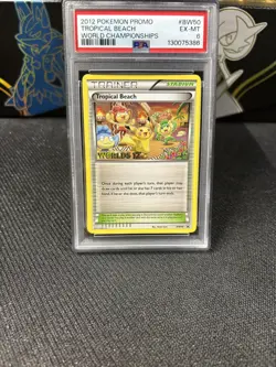 Pokemon Tropical Beach 2012 Promo BW50 PSA 6 - Image 1
