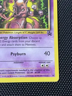 Mewtwo #14 - WotC Black Star Movie Promo - Pokemon TCG - LP/NM - Image 4