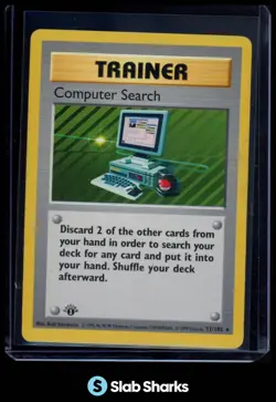 1999 POKEMON SET 1ST EDITION #71/102 COMPUTER SEARCH - Image 1