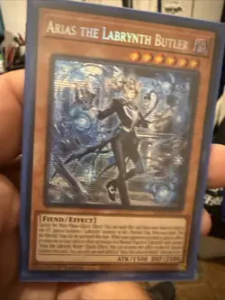 Yugioh! Arias the Labrynth Butler MP24-EN116 Prismatic Secret Rare 1st Ed - Image 2