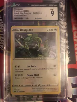 Rayquaza SWSH029 SWSH: Sword & Shield Promo Cards Holo CGC Grade 9 - Image 1