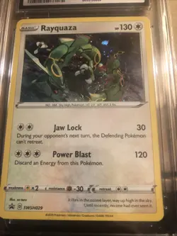 Rayquaza SWSH029 SWSH: Sword & Shield Promo Cards Holo CGC Grade 9 - Image 2
