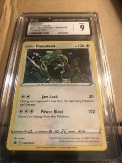 Rayquaza SWSH029 SWSH: Sword & Shield Promo Cards Holo CGC Grade 9 - Image 3