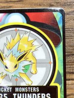 Pokemon Sealdass Sticker Card Jolteon No.135 Bandai Pocket Monsters 1997 Japan - Image 4