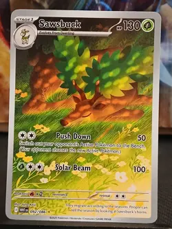 Sawsbuck 092/086 Sv: White Flare English Pokemon Card - Image 4