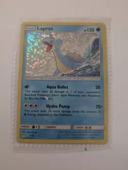 Lapras Pokemon Card - Halo - Mega Rare Card - 120 KP - Promo MCD Edition - Image 1
