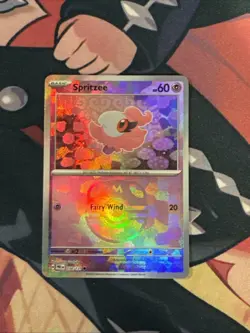 Spritzee (Master Ball Pattern) 038/131 SV: Prismatic Evolutions NM Pokemon Card - Image 1
