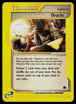 Pokemon Card - Oracle Skyridge 138/144 Non Holo - Image 1