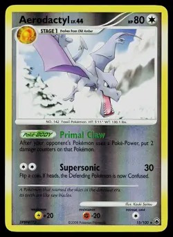 Pokemon Card - Aerodactyl Majestic Dawn 15/100 Reverse Holo - Image 1