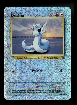 Dratini 72/110 Legendary Collection 2002 Reverse Holo Pokemon Card TCG - Image 1