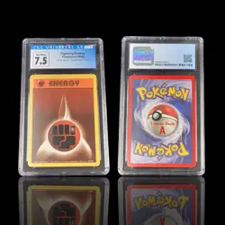 1999 Pokemon Card Fighting Energy Lot (12) 97/102 Trainer Deck A Brock's - Image 2