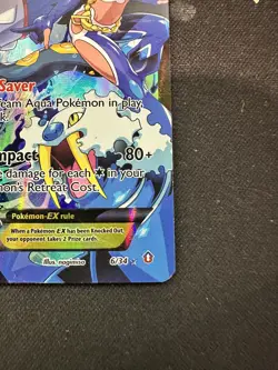 Team Aqua's Kyogre EX 6/34 - Double Crisis - Holo Ultra Rare - LP Pokemon Card - Image 5