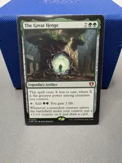 MTG the Great Henge Commander Masters Mythic Card CMM 0294 Regular - Image 1