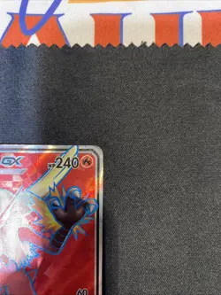 Pokemon TCG Blaziken GX Full Art Holo Ultra Rare Card 153/168 Celestial Storm HP - Image 3