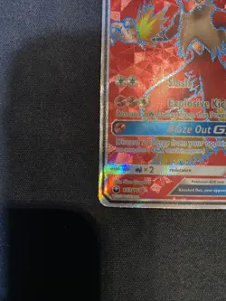 Pokemon TCG Blaziken GX Full Art Holo Ultra Rare Card 153/168 Celestial Storm HP - Image 4