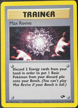 Max Revive 117/132 Gym Challenge Regular - Pokemon Card - Image 1