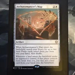 MTG Archaeomancer's Map the List Reprints Rare Card NM Condition - Image 1