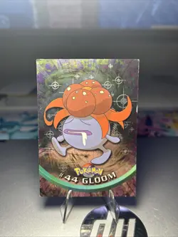 POKEMON CARD Foil/Holo GLOOM #44 Black Label 1999 Topps TV Animation Edition - Image 1
