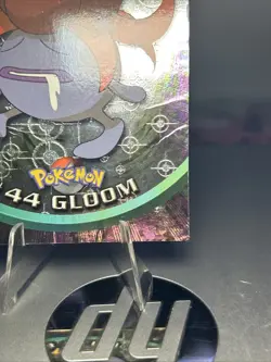 POKEMON CARD Foil/Holo GLOOM #44 Black Label 1999 Topps TV Animation Edition - Image 4