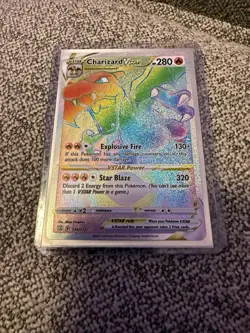 Pokemon TCG Charizard VSTAR Holo Card Brilliant Stars 174/172 Secret Rare NM/M - Image 2