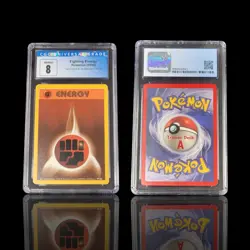 1999 Pokemon Card Fighting Energy 97/102 Trainer Deck A Brock's Deck CGC 8 NM/M - Image 1