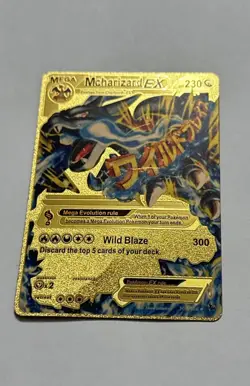 Pokemon Mega Mcharizard EX Gold Foil Card 230 Hp - Image 5