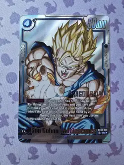 Son Gohan : Adolescence SB02-026 Alternate Art Manga Booster 02 Dragon Ball Card - Image 1